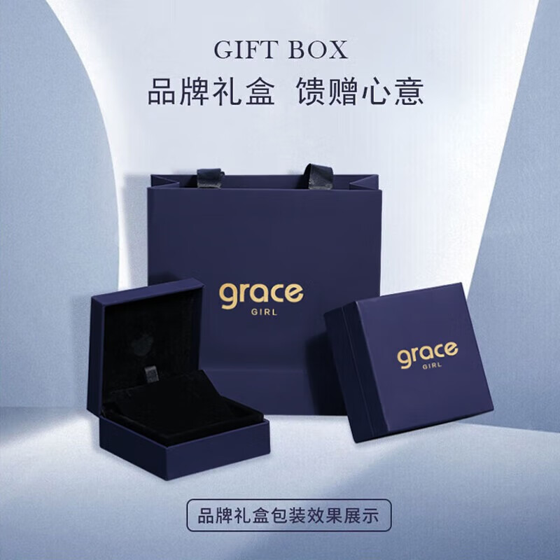 Grace Girl轻奢小彩石紫水晶手串绿幽灵手链女串珠手饰七夕情人节礼物送女友 绿幽灵手串-本地仓