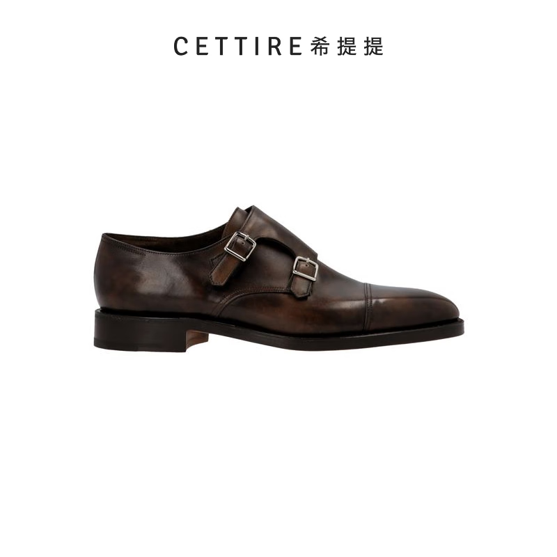 JOHN LOBB William 搭扣樂福鞋 褐色 40