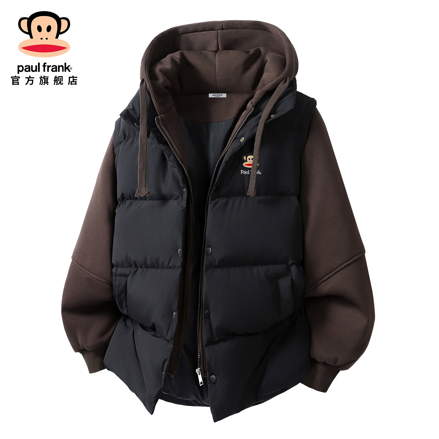 ���ڲ���������paul frank����ʽ��ñ�޷���ʿ�����¿�ƿ��ɼ��޼Ӻ�ů���аٴ��������� �ڲ忧ɫ ���ٷ���Ʒ�� 2XL ������160-180� 268Ԫ