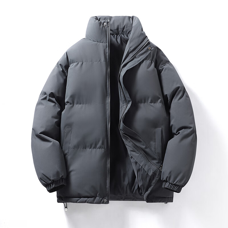 蕉下森林纯色棉衣休闲情侣立领外套棉衣男女情侣冬装 深灰 4XL 京东折扣/优惠券