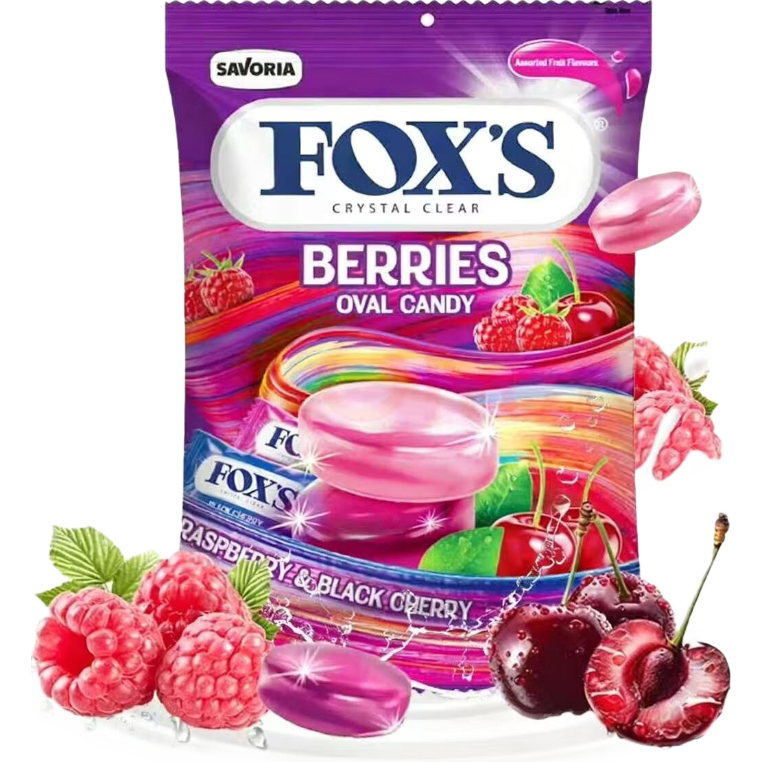 Fox'sfoxsˮ ݮζˮ 125g ӡ Ӳʳǹ 9.9Ԫ5(1.98Ԫ/)