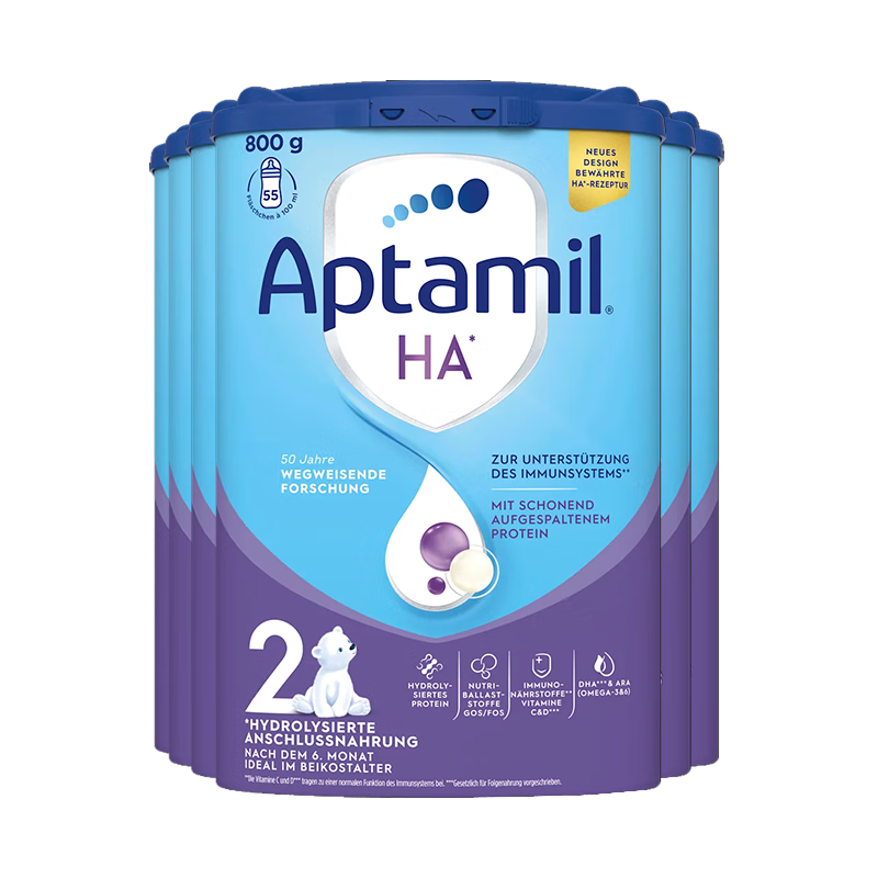 ������ �¹�HA�ʶȰ�ˮ�⵰������������2�νϴ�Ӥ���䷽�̷� 800g 4�� 636Ԫ(˰��57.88Ԫ)