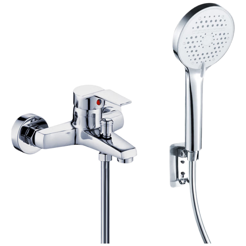 志高（CHIGO）简易淋浴花洒一体式无顶喷增压喷头卫浴混水阀淋浴器浴霸花洒一套