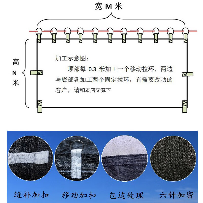 新款反光隔热窗帘 夏天阳台遮阳帘防盗窗户防晒隔热户外防尘遮光 需要