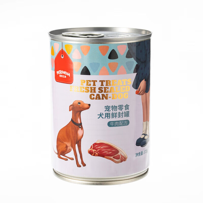 尤斯顿鸡肉牛肉罐头湿粮大小中型犬375g宠物零食主食罐狗狗零食 牛肉罐犬用375g