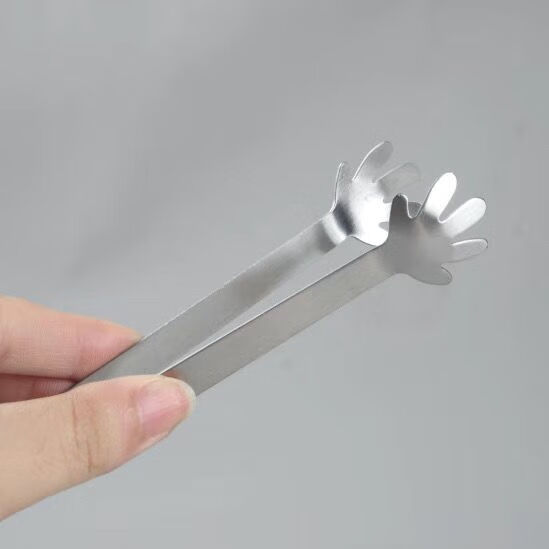 DEATKN北欧创意小手掌零食可爱薯片防滑冰夹子不锈钢迷你食物厨房方糖夹 手掌款