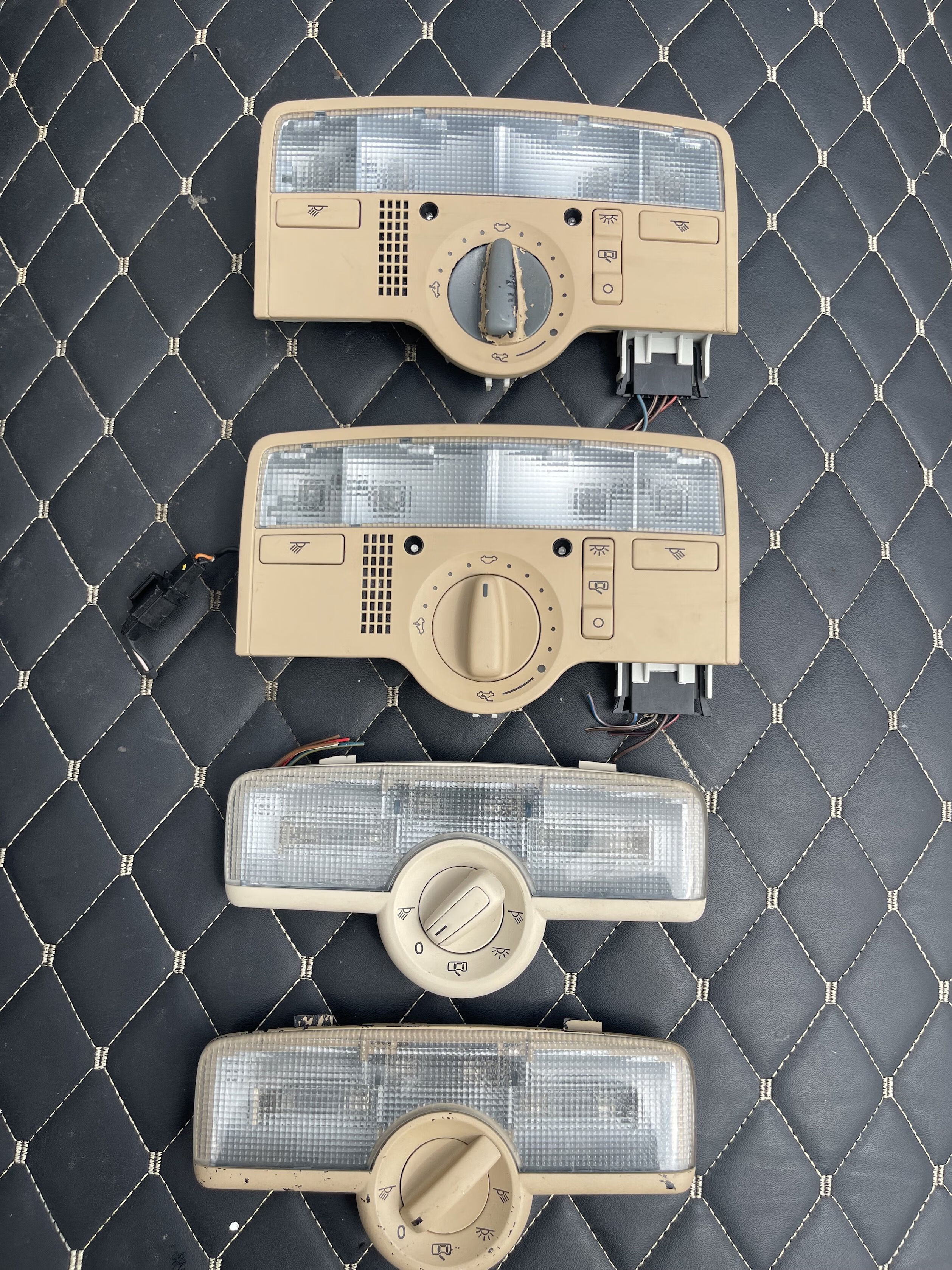 丽田适用大众帕萨特老领驭新领域阅读灯前后排室内顶灯天窗开关旋钮