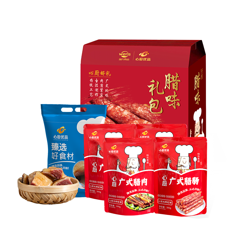 心厨优品(xinchuyoupin)温氏年货腊味礼盒