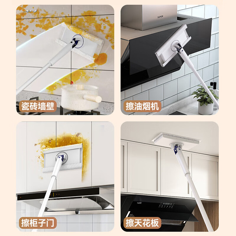 恬舒一次性除尘纸懒人拖把洗脸巾拖把免洗替换静电纸巾 除尘干巾 30片*1包