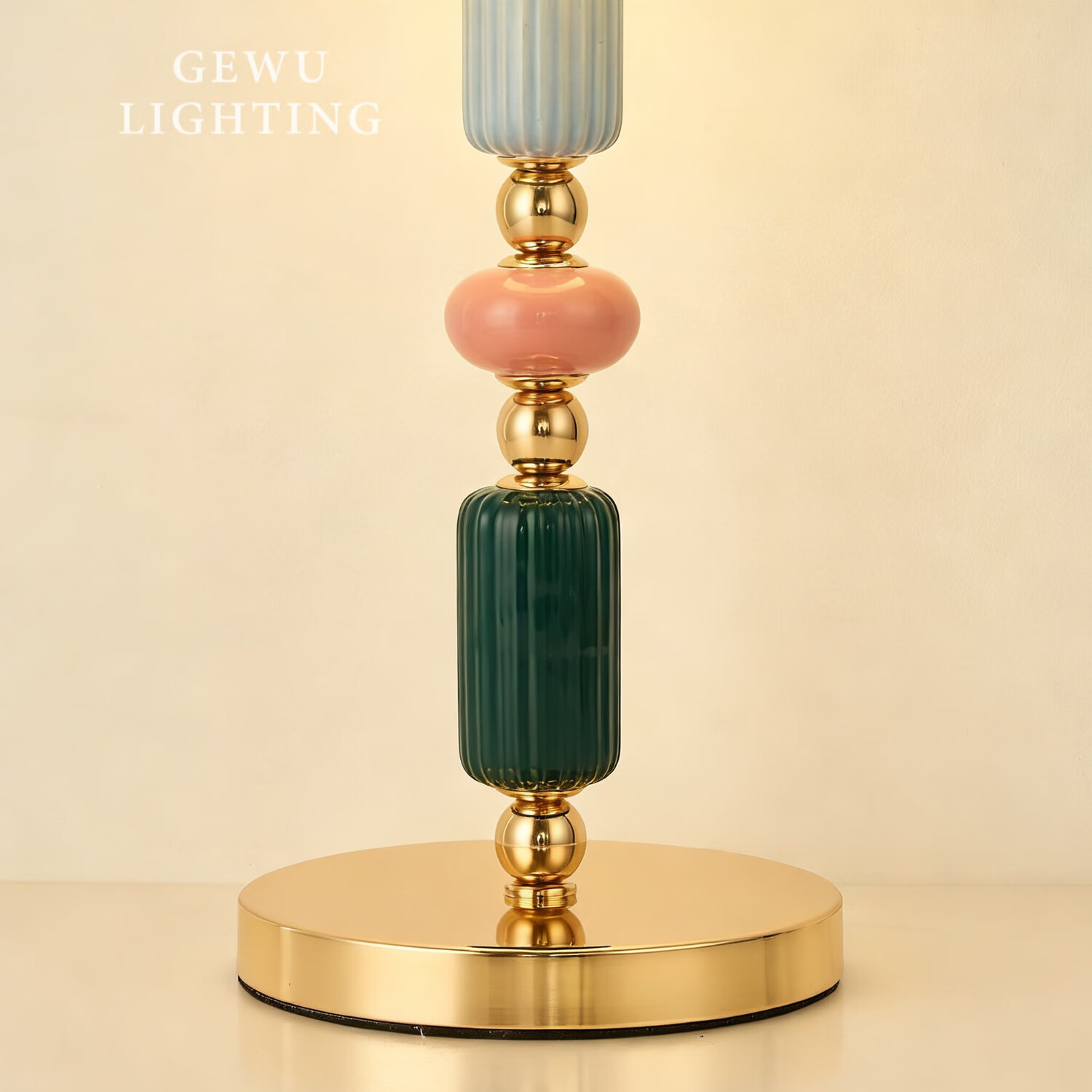 比达迩意大利设计师现代简约轻奢丹麦卧室陶瓷床头灯高级氛围台灯 意式棕色【三色变光】