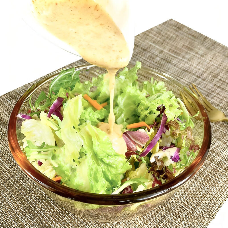 绿食者 蔬菜沙拉150g*3包 生吃蔬菜组合西餐色拉生菜健身轻食沙拉新鲜 沙拉菜3包-无沙拉酱