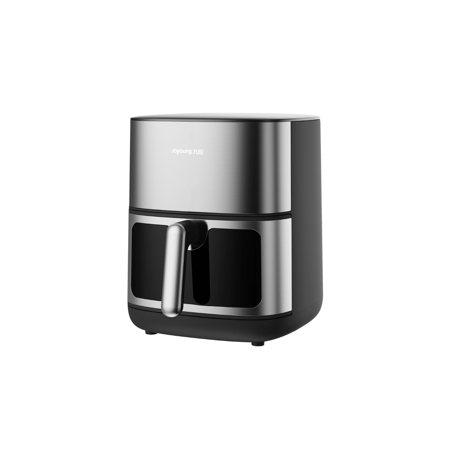 九阳（Joyoung）空气炸锅0涂层不锈钢 双热源焱烤加热免翻面 6L大容量可视视窗 全金属内腔 家用多功能KL60-V317Y