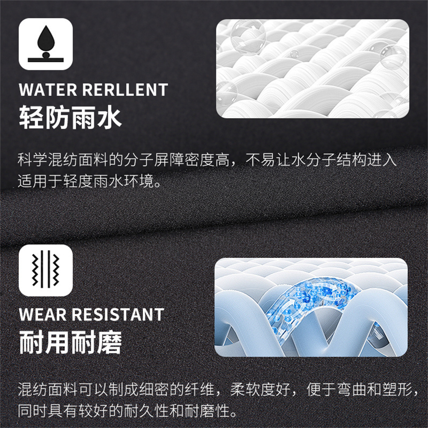 才子（TRIES）外套男行政夹克男士商务休闲立领春秋新款通勤风上衣男 黑色 XL (175/92A)