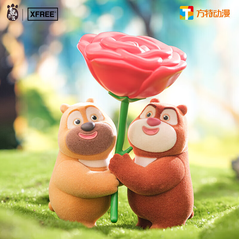 KKV现货熊出没有熊的世界不孤单系列盲盒手办公仔玩具摆件生 随机发1个(如需端盒数量拍6个) 拆封后不支持无理由退货退款