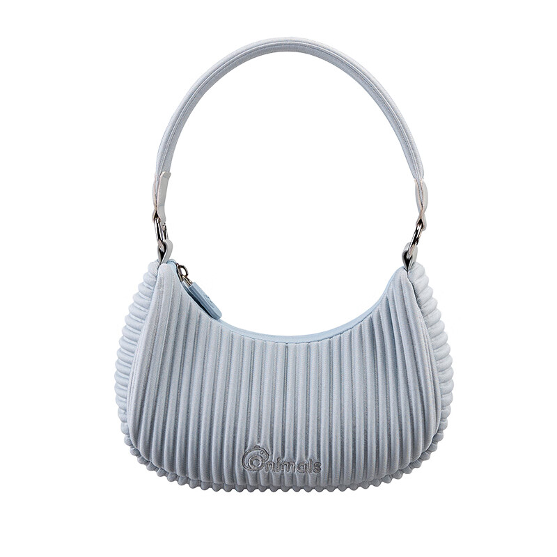 ONIMALS女士通勤百搭新月包云朵包单肩腋下包秋冬七夕月亮包 尼斯兰