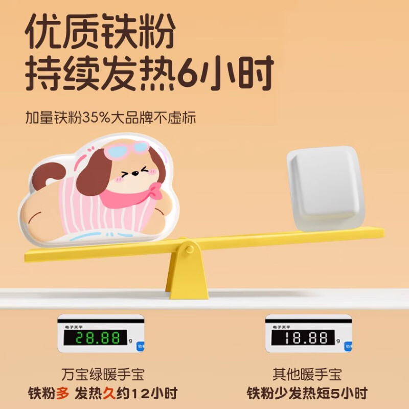 万宝绿暖手宝自发热暖手贴2025新款手握暖宝宝穿戴式学生专用暖手用神器 30片-穿戴式暖手宝/无粘胶直接套.