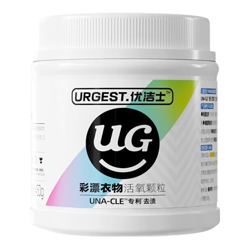 優(yōu)潔士 爆炸鹽洗衣去污漬強(qiáng)嬰兒彩漂粉漂白劑白色衣服免搓洗去黃增白劑 活氧爆炸鹽450g*6瓶（量販裝）