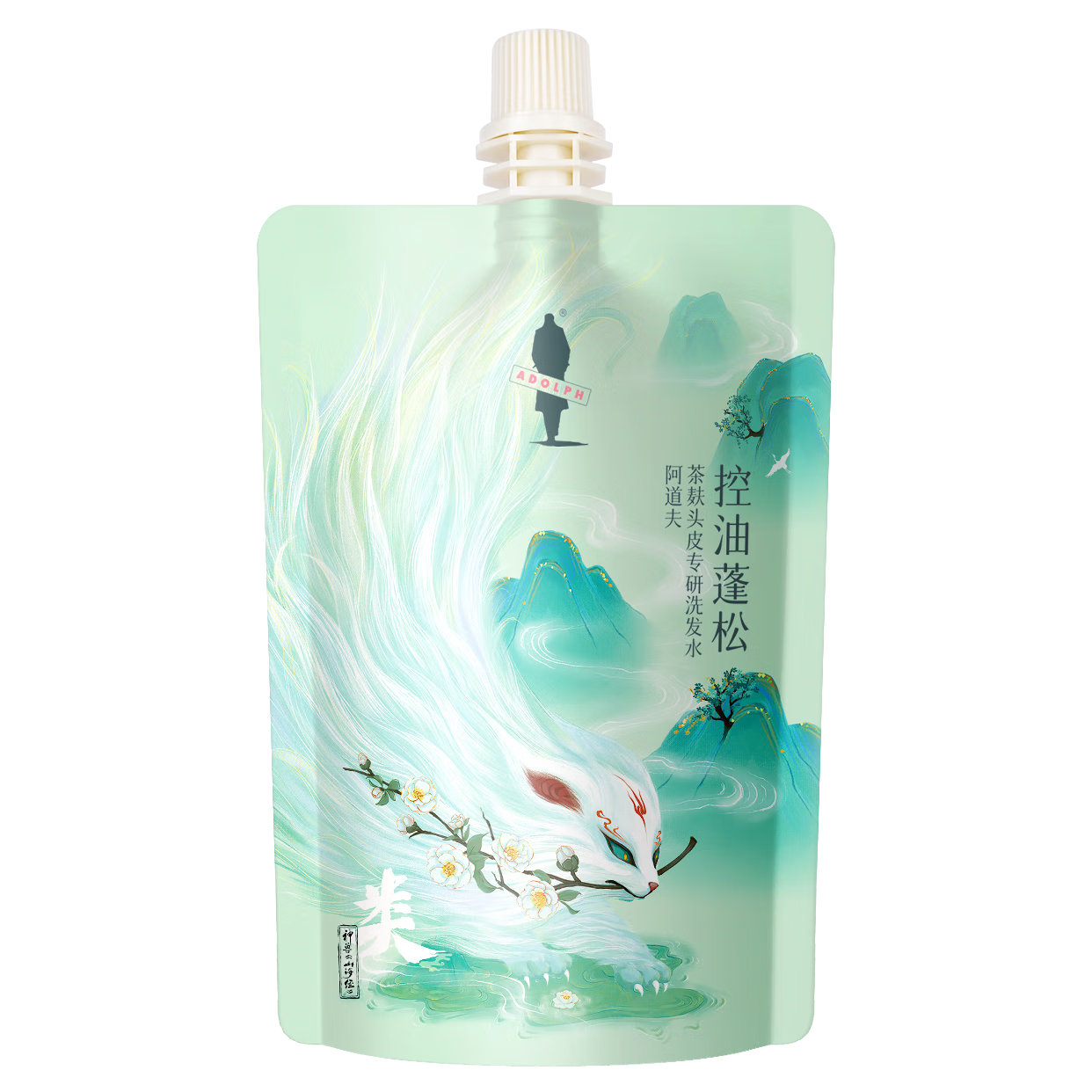 阿道夫茶麸洗发水祛屑止痒控油蓬松洗发膏 洗发水 50ml*1瓶