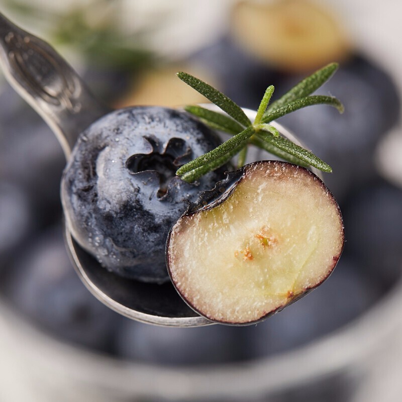 京典光年新鲜蓝莓鲜果 鲜水果蓝莓现货空运到家 100g*6盒装【15mm+】