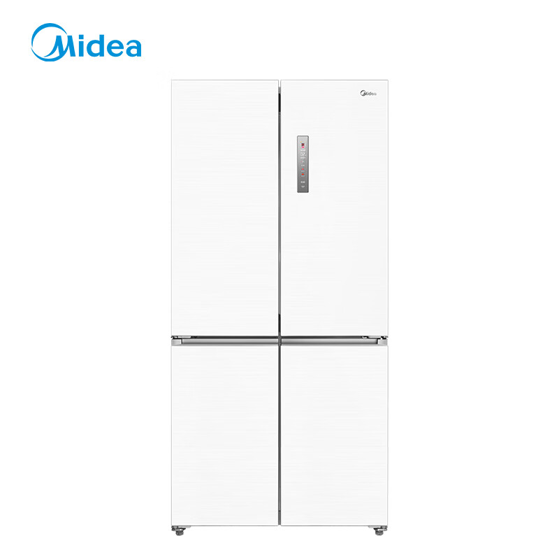 美的（Midea）567纯平全嵌十字双开四开门一级能效风冷无霜底部散热大容量国家补贴家用电冰箱MR-567WUSPZE