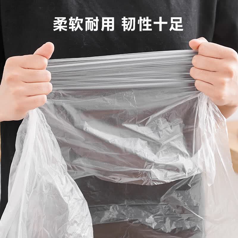 恬舒一次性围裙独立包装透明塑料防水防油污火锅烧烤外卖龙虾餐饮 【加厚】独立装50个