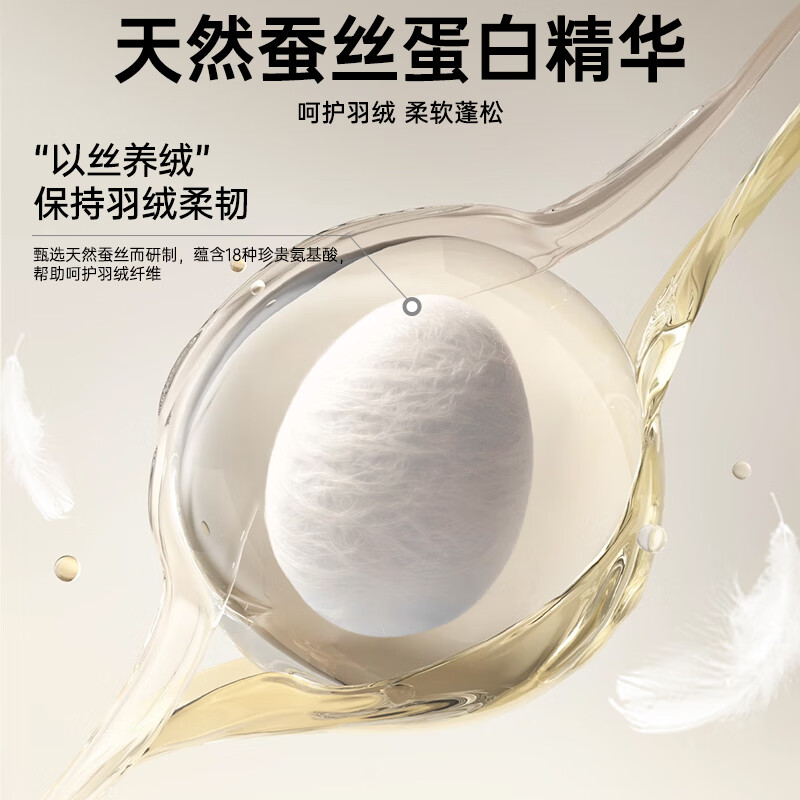 立白小白白羽绒服洗衣液柔软蓬松洁净去污去渍不伤衣除菌除螨家用 羽绒服洗衣液250g1瓶