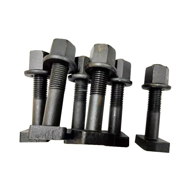 乐子君 虎钳加硬t型固定螺丝螺母机床专用平口钳压板螺栓螺钉锁紧配件