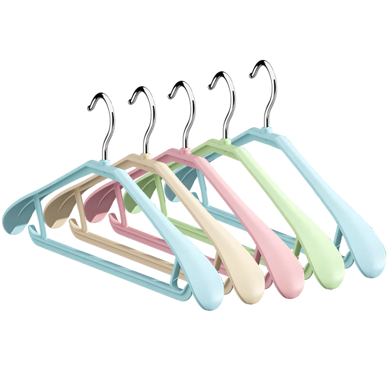 梦庭宽肩衣架 晾衣架防滑无痕 家用成人学生宿舍晒衣撑挂衣架 20个装