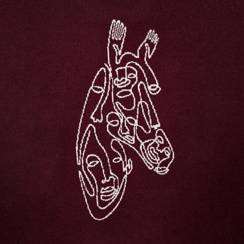 杰克·琼斯（JACK&JONES）【红运系列】骐骥红2026马年新款毛衣男本命年红色打底针织衫男装 E15酒红色 L （180）