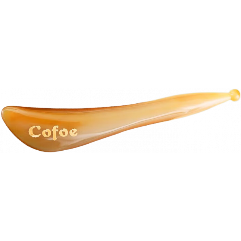 可孚撥筋棒點(diǎn)穴筆臉部眼部面部耳部足部按摩刮痧美容刮痧板 [面部頸部 [主圖款]黃牛角撥筋點(diǎn)穴筆