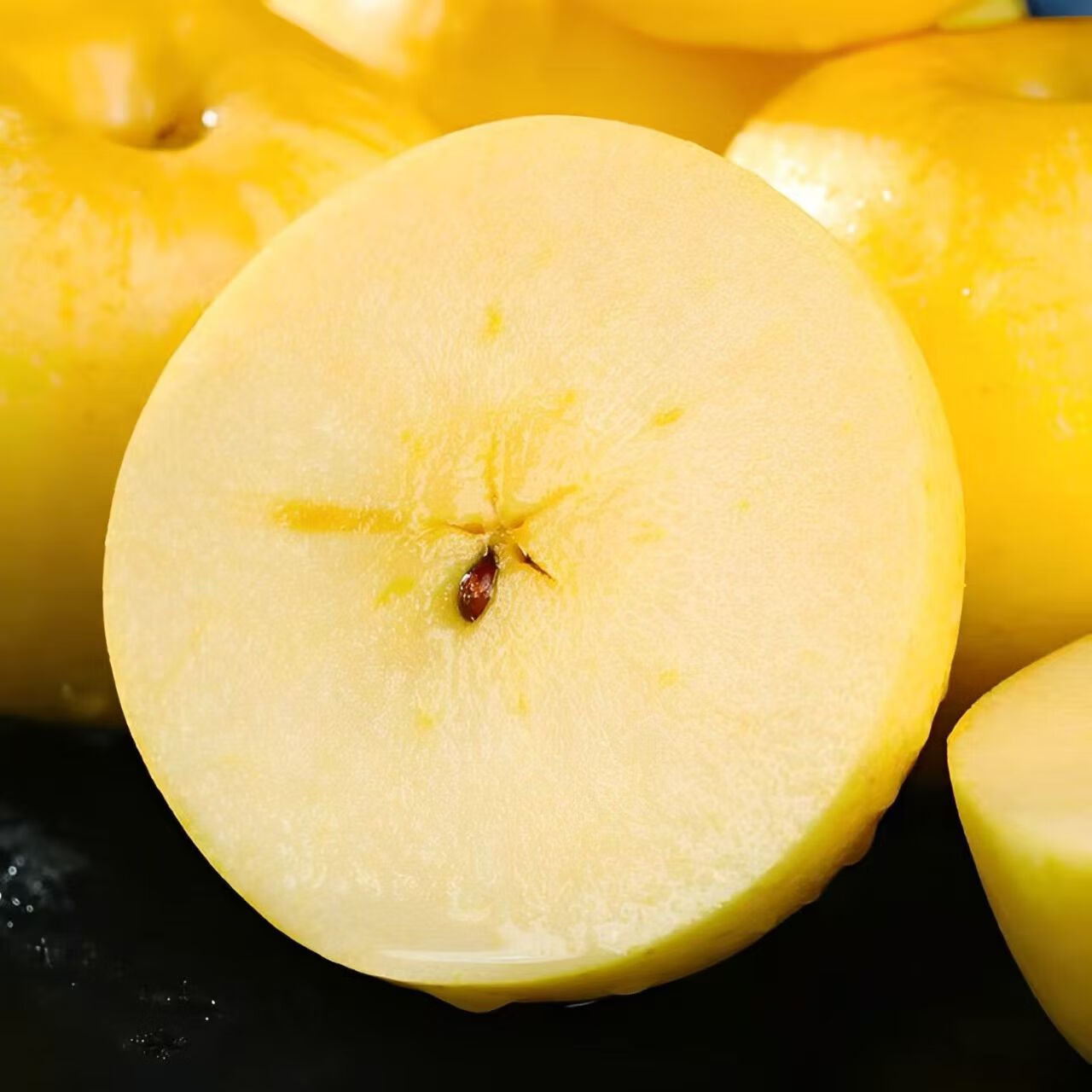 【顺丰发货】云顶金斑云南维纳斯黄金苹果浓香浓甜 家庭装/礼盒装 家庭装4斤大果