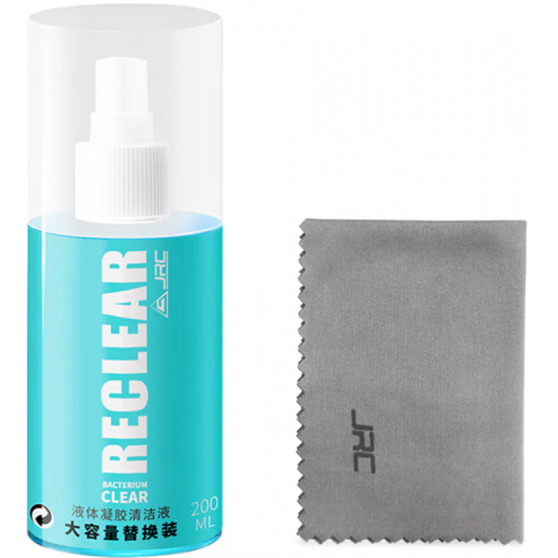 JRC納米屏幕清潔劑平板手機(jī)液晶顯示器清洗劑套裝蘋果Macbook筆記本ipad電腦鍵盤清理數(shù)碼相機(jī)除塵工 【兩件套】200ML液體凝膠大容量替換裝
