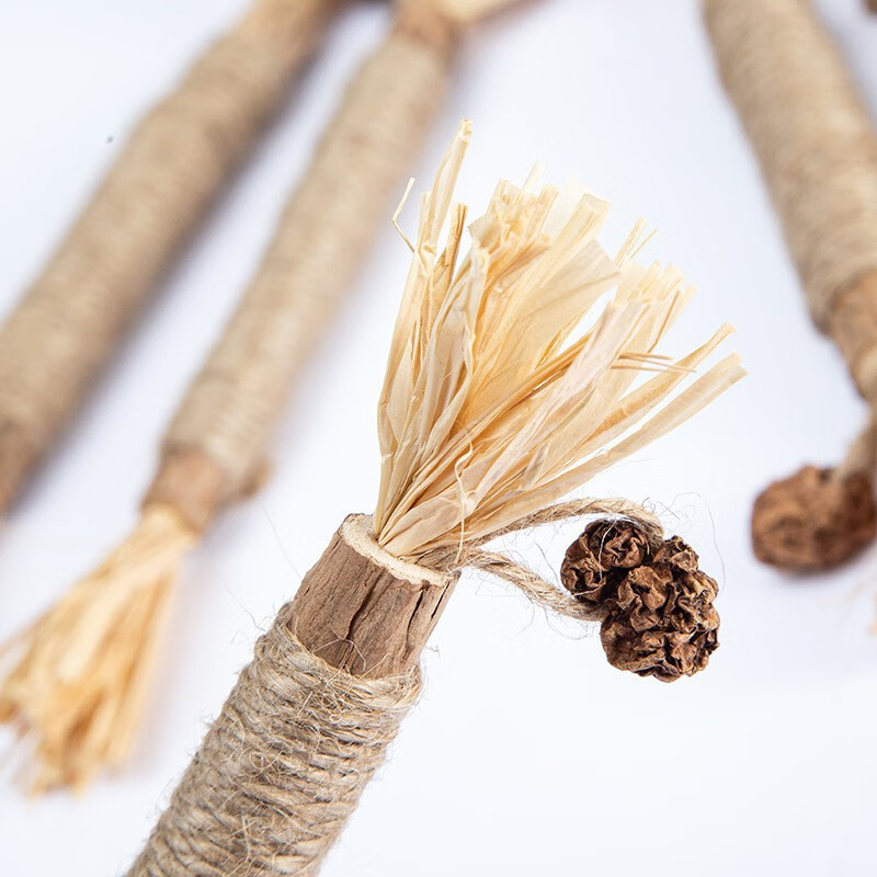 OIMG木天蓼磨牙棒猫玩具自嗨解闷神器幼猫逗猫棒猫咪用品猫猫洁牙耐咬 【22cm】木天蓼磨牙棒*1