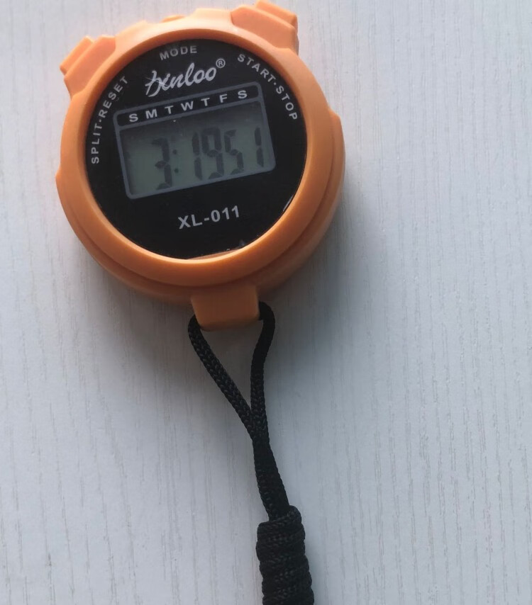 埠帝电子秒表计时器 运动健身学生比赛专用 篮球田径训练游泳裁判秒表 XL-011黄色秒表