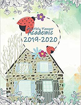 【预订】monthly planner academic 2019-2020: 24