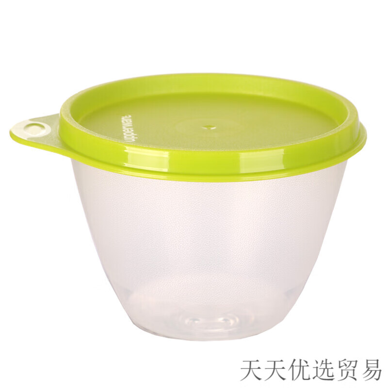 特百惠【u先】特百惠430ml家用高颜值冷藏带盖密封沙拉鲜果碗冰箱保鲜盒 单个装(颜色随机)