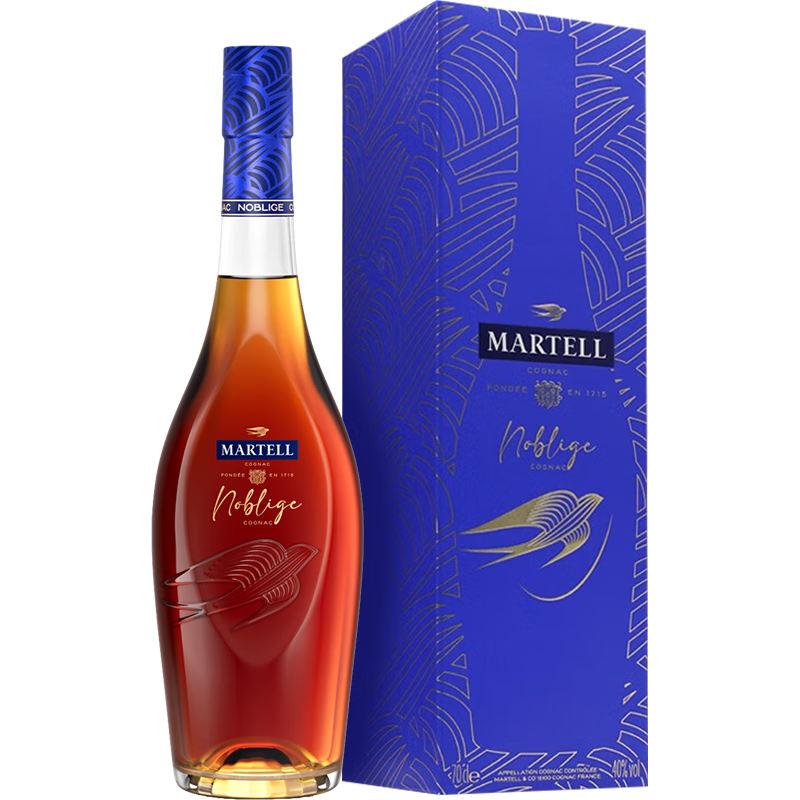 马爹利（Martell）XO+VSOP进阶组合  干邑白兰地酒 洋酒烈酒 礼品酒 【名士VSOP】 700mL 1瓶