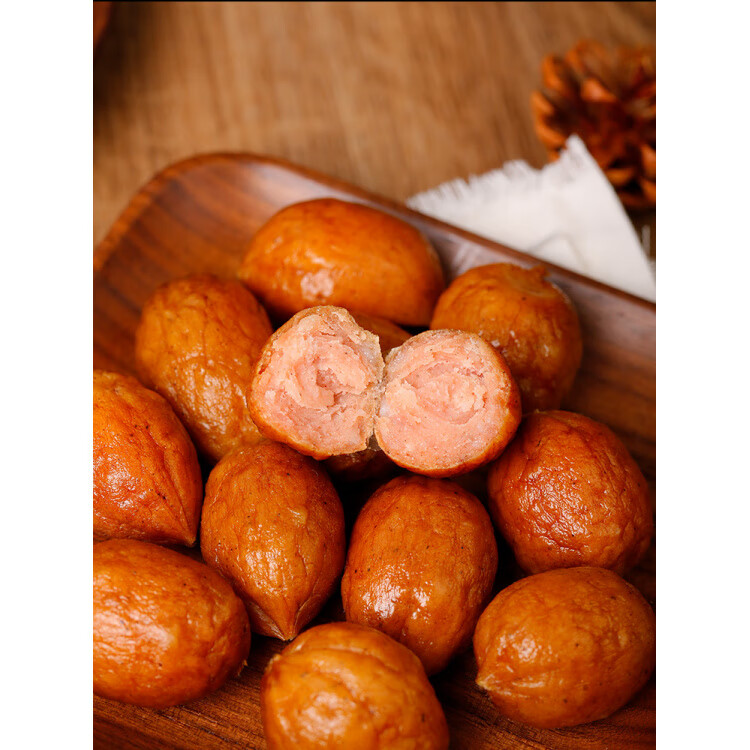 秋林里道斯肉枣肠即食枣型香肠东北特产零食小吃熟食 新鲜出炉 【哈尔滨红肠】 风味枣肠200g*1袋