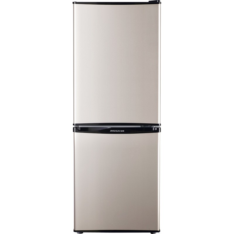 金帅（jinshuai）冰箱小型双门双开门家用小冰箱冷藏冷冻 BCD-152 海贝金