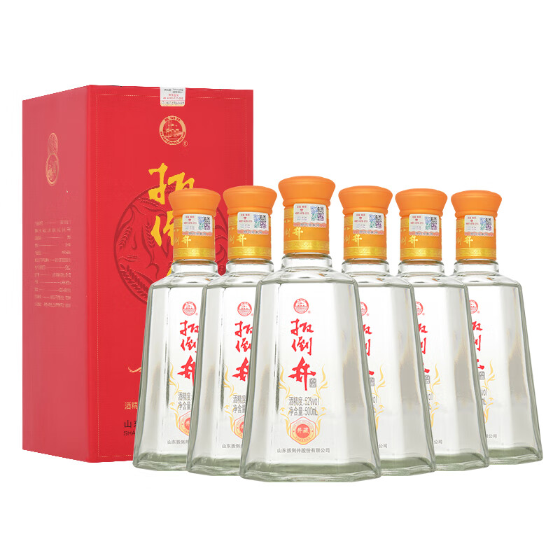 扳倒井白酒 整箱套组 送礼专属 纯粮酿造白酒 到手3箱共16瓶 52度 500mL 6瓶 (以主图为准)