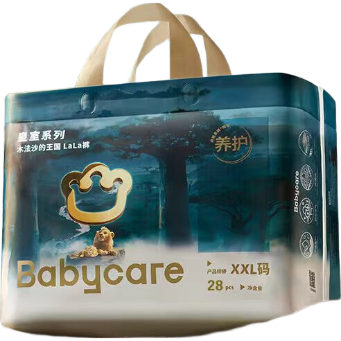 babycare皇室木法沙王国拉拉裤XXL28片（大于15kg）尿不湿1包【临期清仓】