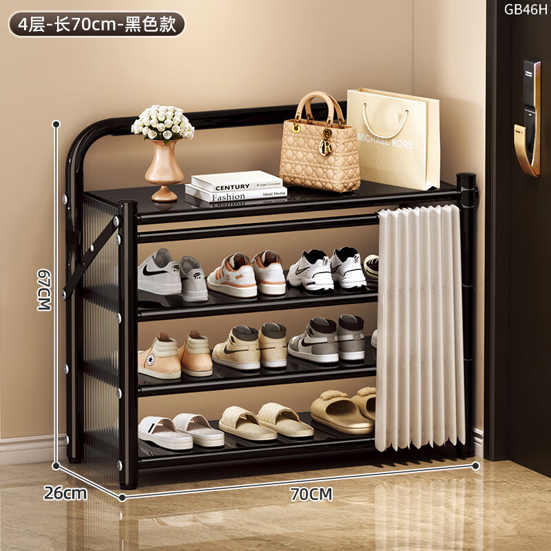 ������ⰲװ�۵�Ь�ܼ��ö�����ʡ�ռ�һ������ �Ĳ�ڡ�70cm�ⰲװ�� ֧������+��������