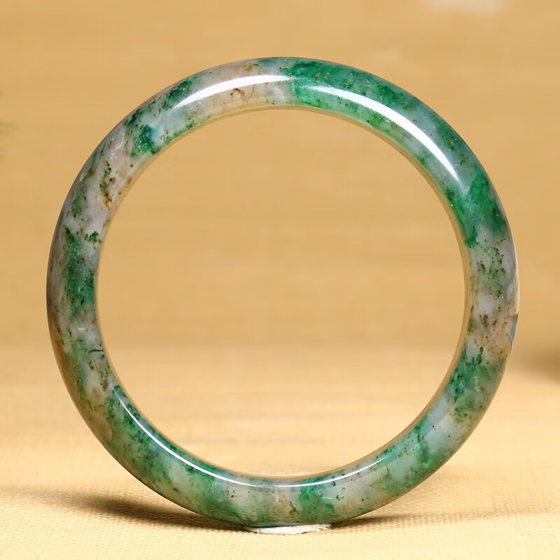 南阳独山玉手镯老坑天蓝料独玉镯子送老师节日礼物55-5 2910     内径59.2