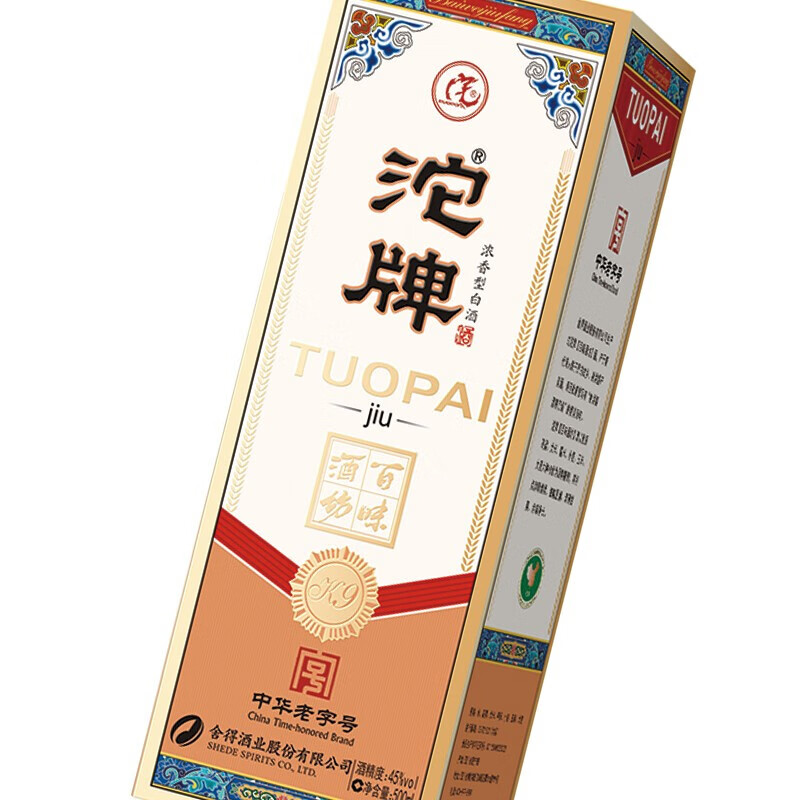 沱牌百味酒坊K9 舍得酒 浓香型白酒 500mL 整箱装 中华老字号 42度 500mL 6瓶 沱牌k9 整箱