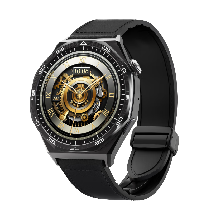 联想（Lenovo）智能手表 Watch S风暴灰 运动手表男 Ai蓝牙心率血氧睡眠健康监测 70+运动模式音乐播放男朋友礼物