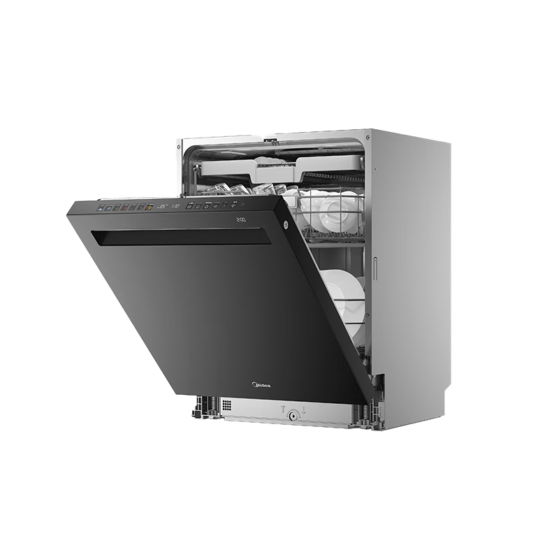 美的（Midea）【GX1000S Max】嵌入式洗碗机 18套智能投放七星消杀 变频万向五臂飓风洗晶焰105°热风烘干