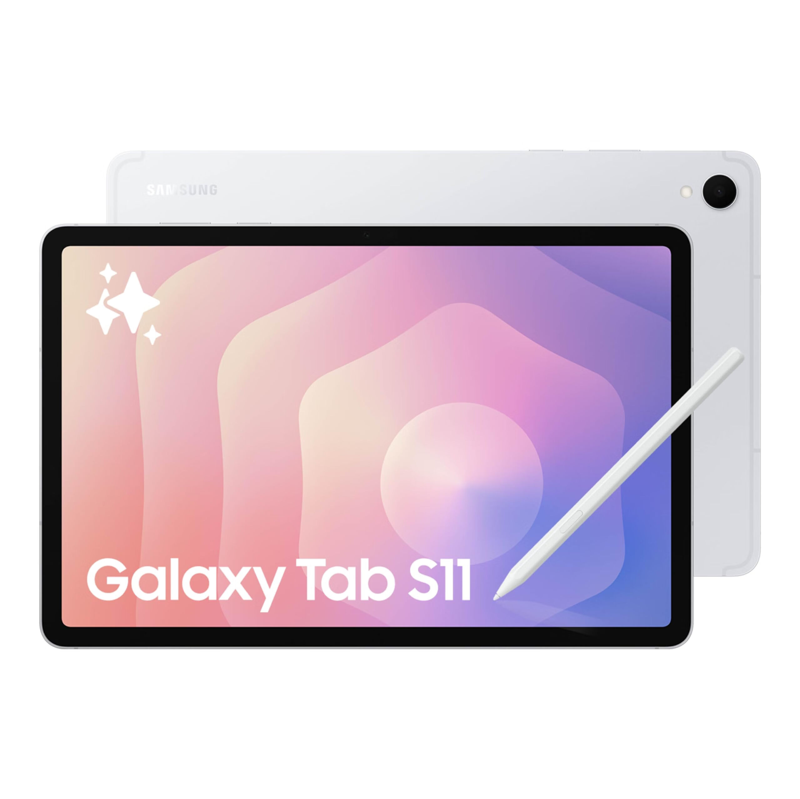 三星（SAMSUNG） Galaxy Tab S11平板电脑 轻薄便携 办公娱乐 智能系统 银色 256 GB