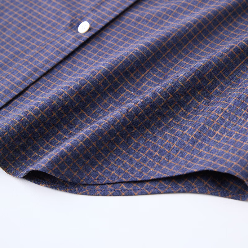 ZEZI棉羊绒格子长袖衬衫女士2025秋冬休闲翻领单排扣上衣时尚百搭开衫 粉格 M （105-115斤）