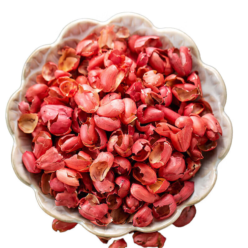 南京同仁堂 花生衣中药材 花生皮落 长果衣红皮花生衣血小板升的快 花生衣 500g*1包
