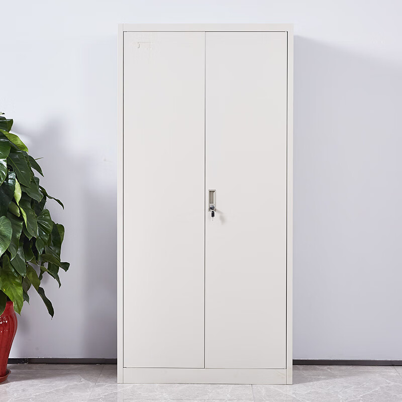 森(maisen)文件柜 办公钢制铁皮资料档案储物冰箱合页通体铁门柜 驼色